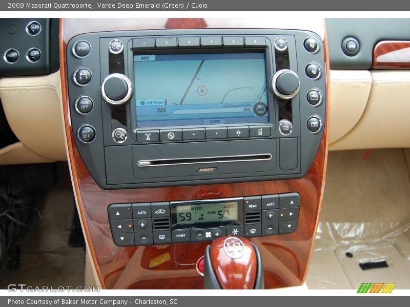 Verde Deep Emerald (Green) / Cuoio 2009 Maserati Quattroporte