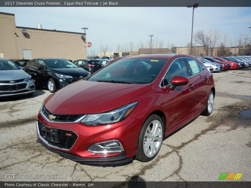 Cajun Red Tintcoat / Jet Black 2017 Chevrolet Cruze Premier