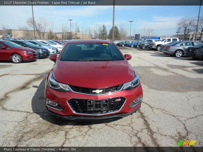 Cajun Red Tintcoat / Jet Black 2017 Chevrolet Cruze Premier