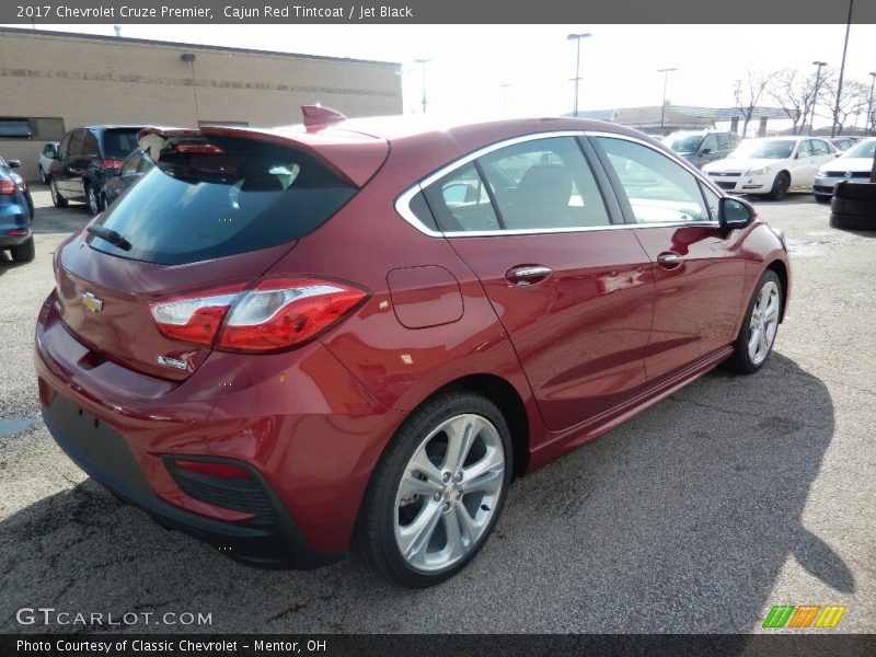 Cajun Red Tintcoat / Jet Black 2017 Chevrolet Cruze Premier