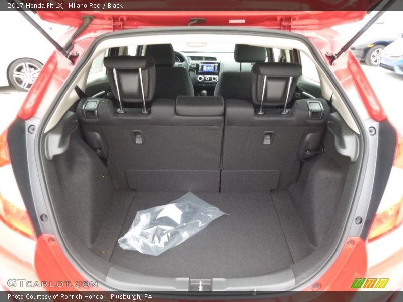 Milano Red / Black 2017 Honda Fit LX