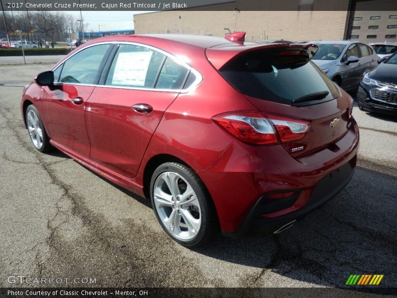 Cajun Red Tintcoat / Jet Black 2017 Chevrolet Cruze Premier