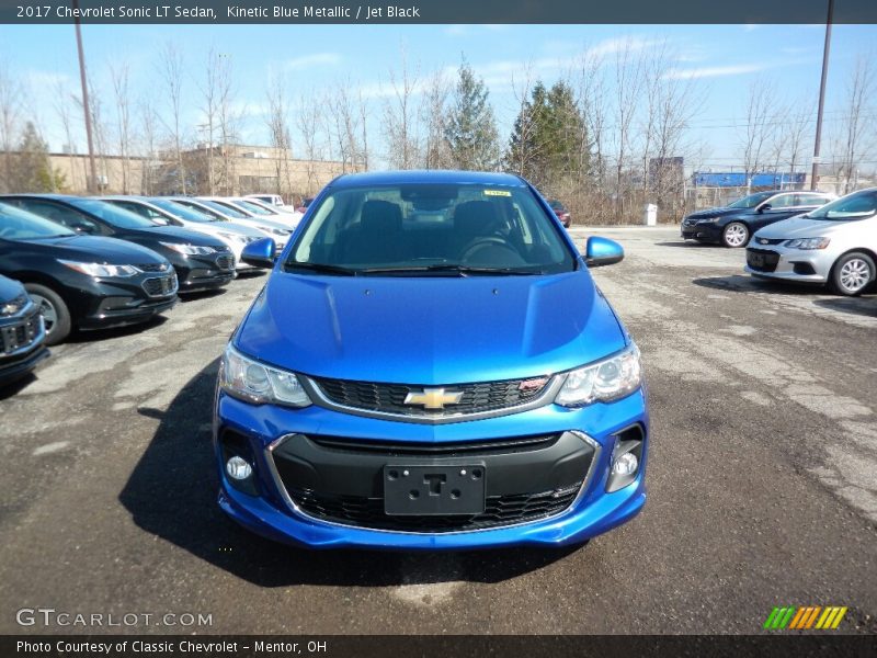 Kinetic Blue Metallic / Jet Black 2017 Chevrolet Sonic LT Sedan