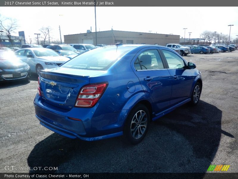 Kinetic Blue Metallic / Jet Black 2017 Chevrolet Sonic LT Sedan