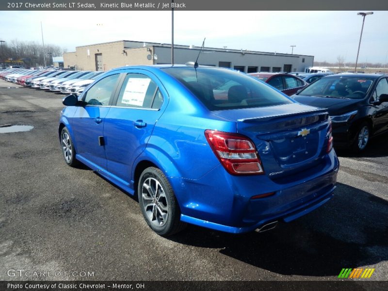 Kinetic Blue Metallic / Jet Black 2017 Chevrolet Sonic LT Sedan