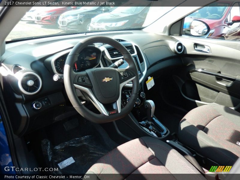 Kinetic Blue Metallic / Jet Black 2017 Chevrolet Sonic LT Sedan