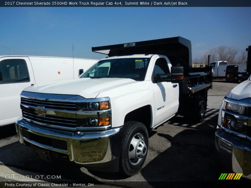 Summit White / Dark Ash/Jet Black 2017 Chevrolet Silverado 3500HD Work Truck Regular Cab 4x4