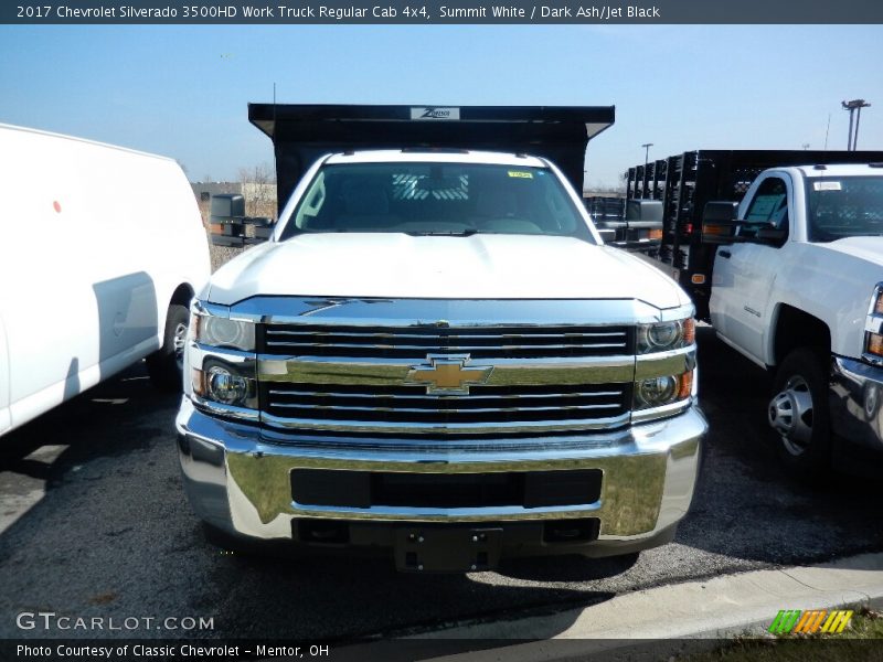 Summit White / Dark Ash/Jet Black 2017 Chevrolet Silverado 3500HD Work Truck Regular Cab 4x4