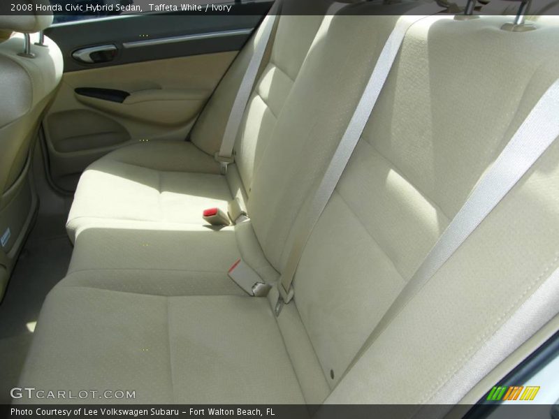 Taffeta White / Ivory 2008 Honda Civic Hybrid Sedan