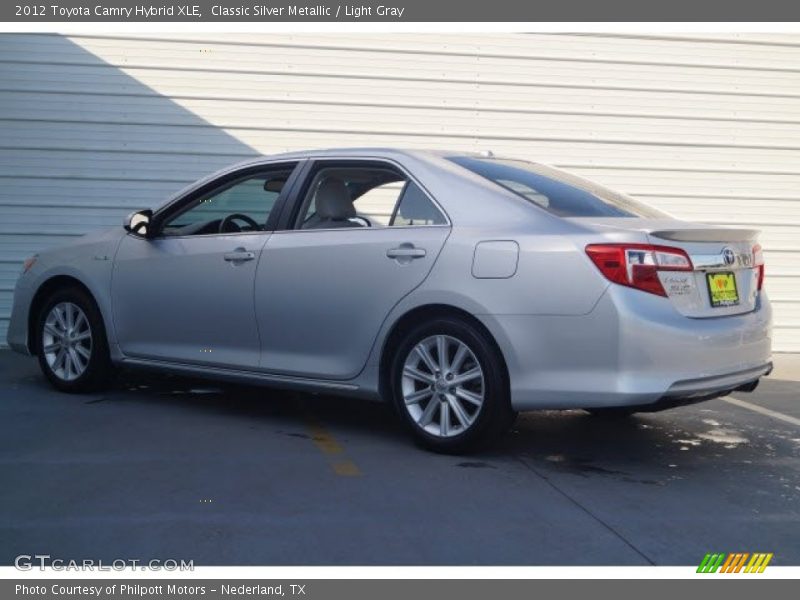 Classic Silver Metallic / Light Gray 2012 Toyota Camry Hybrid XLE