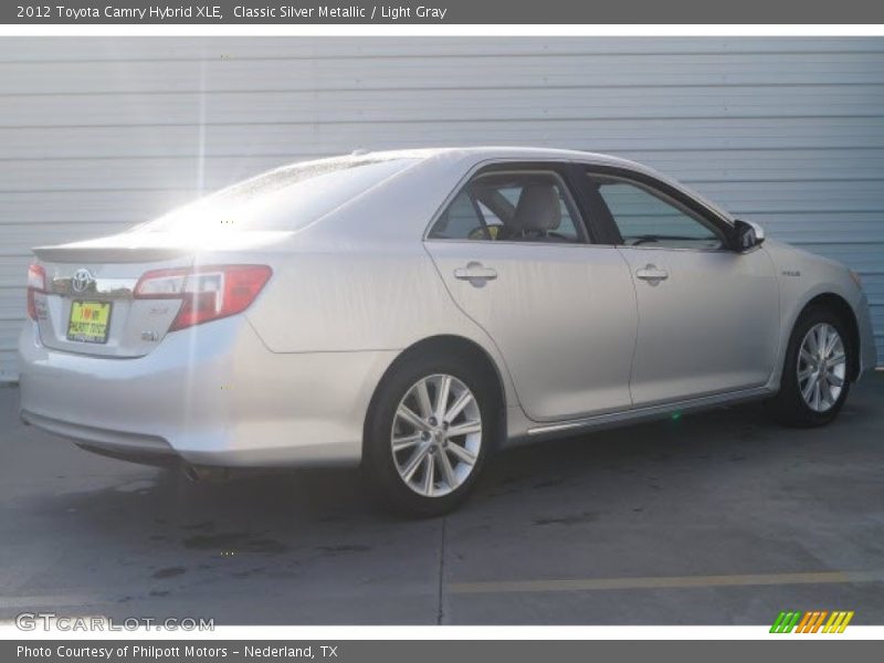 Classic Silver Metallic / Light Gray 2012 Toyota Camry Hybrid XLE