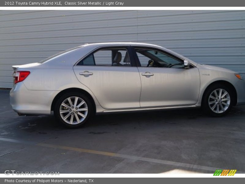 Classic Silver Metallic / Light Gray 2012 Toyota Camry Hybrid XLE