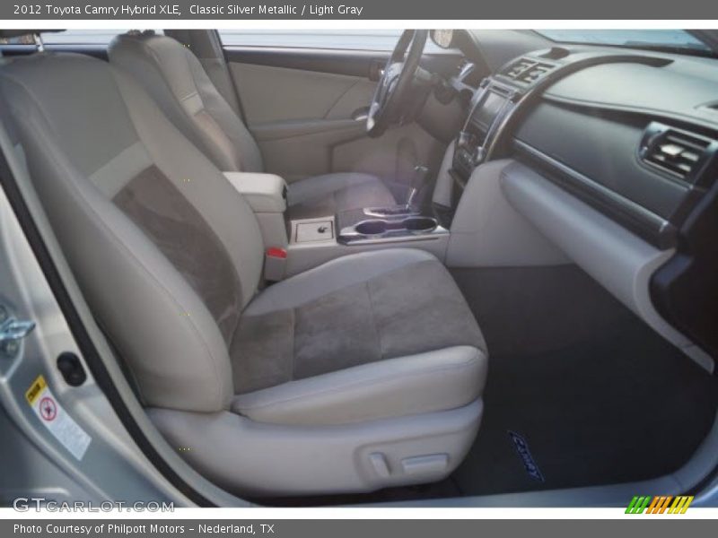 Classic Silver Metallic / Light Gray 2012 Toyota Camry Hybrid XLE