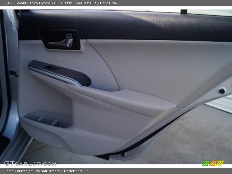 Classic Silver Metallic / Light Gray 2012 Toyota Camry Hybrid XLE