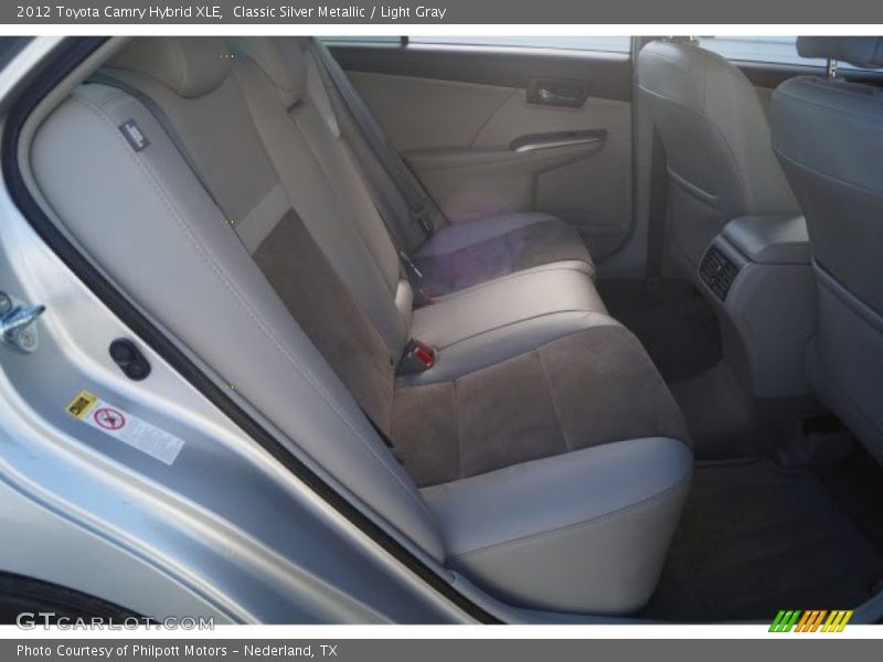Classic Silver Metallic / Light Gray 2012 Toyota Camry Hybrid XLE