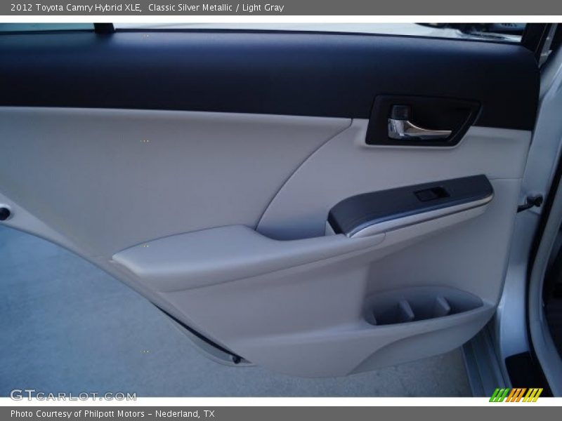 Classic Silver Metallic / Light Gray 2012 Toyota Camry Hybrid XLE