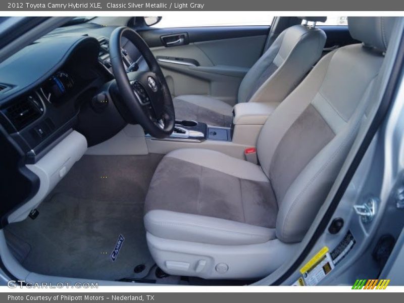 Classic Silver Metallic / Light Gray 2012 Toyota Camry Hybrid XLE