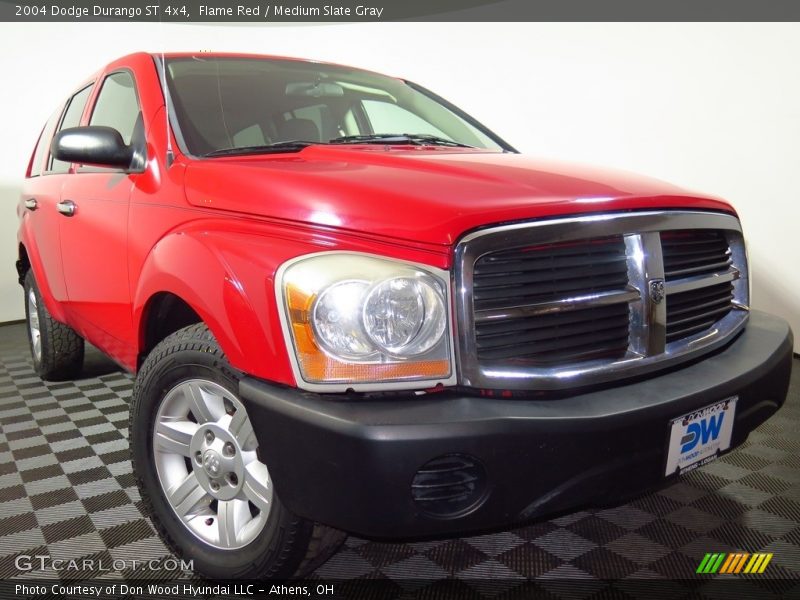 Flame Red / Medium Slate Gray 2004 Dodge Durango ST 4x4