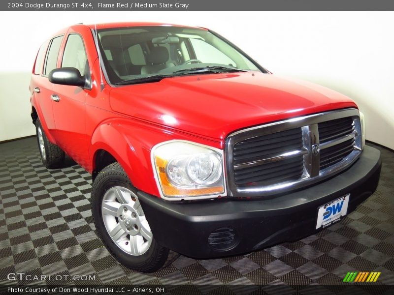 Flame Red / Medium Slate Gray 2004 Dodge Durango ST 4x4