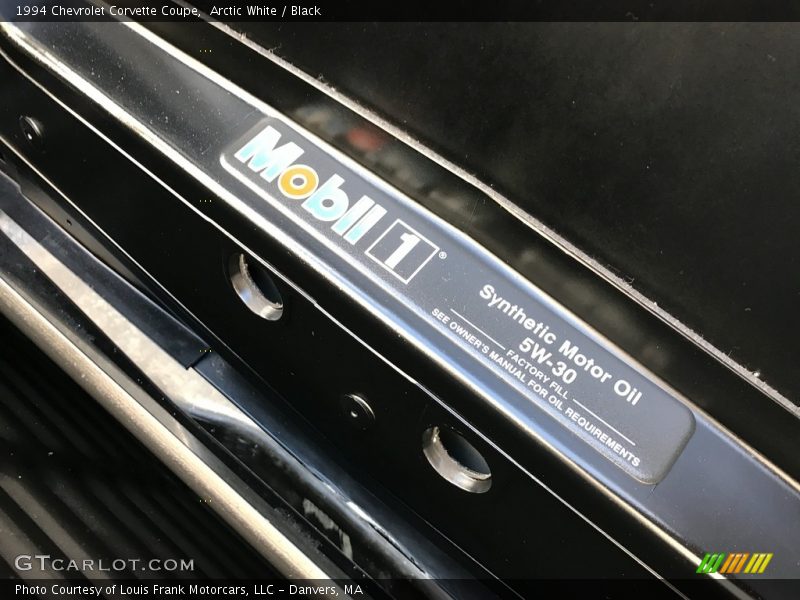 Arctic White / Black 1994 Chevrolet Corvette Coupe