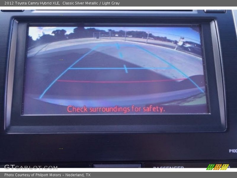 Classic Silver Metallic / Light Gray 2012 Toyota Camry Hybrid XLE