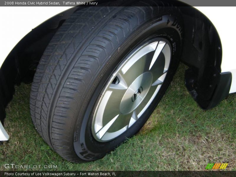 Taffeta White / Ivory 2008 Honda Civic Hybrid Sedan