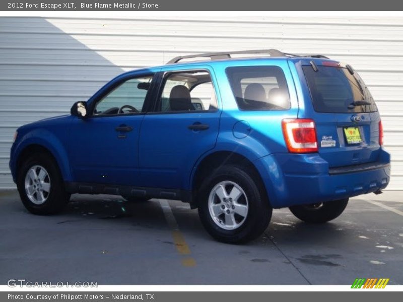 Blue Flame Metallic / Stone 2012 Ford Escape XLT