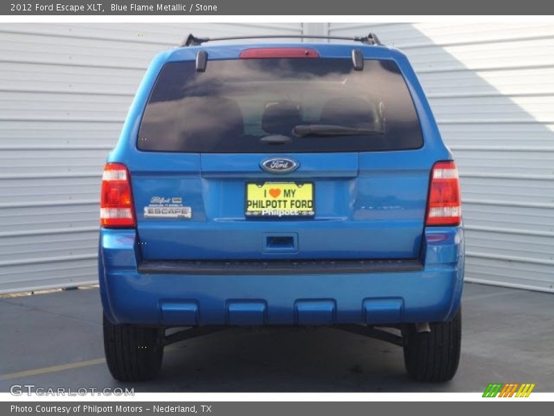 Blue Flame Metallic / Stone 2012 Ford Escape XLT