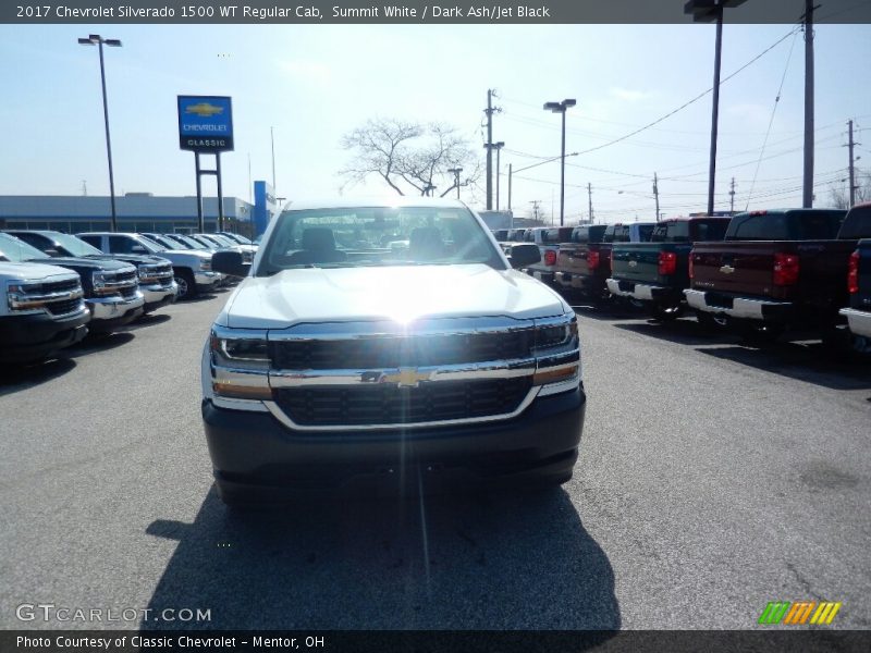 Summit White / Dark Ash/Jet Black 2017 Chevrolet Silverado 1500 WT Regular Cab