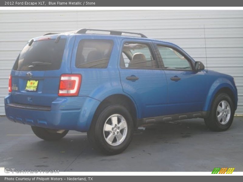 Blue Flame Metallic / Stone 2012 Ford Escape XLT