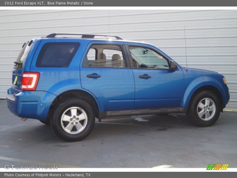 Blue Flame Metallic / Stone 2012 Ford Escape XLT