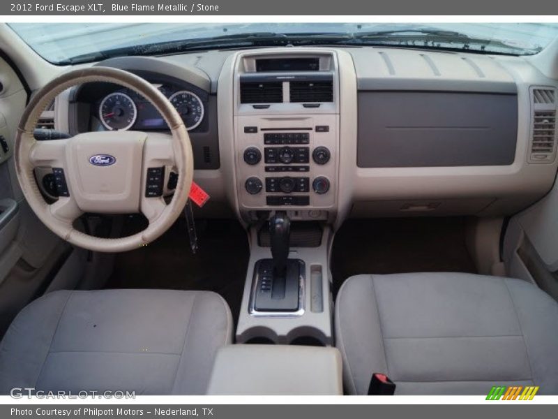 Blue Flame Metallic / Stone 2012 Ford Escape XLT