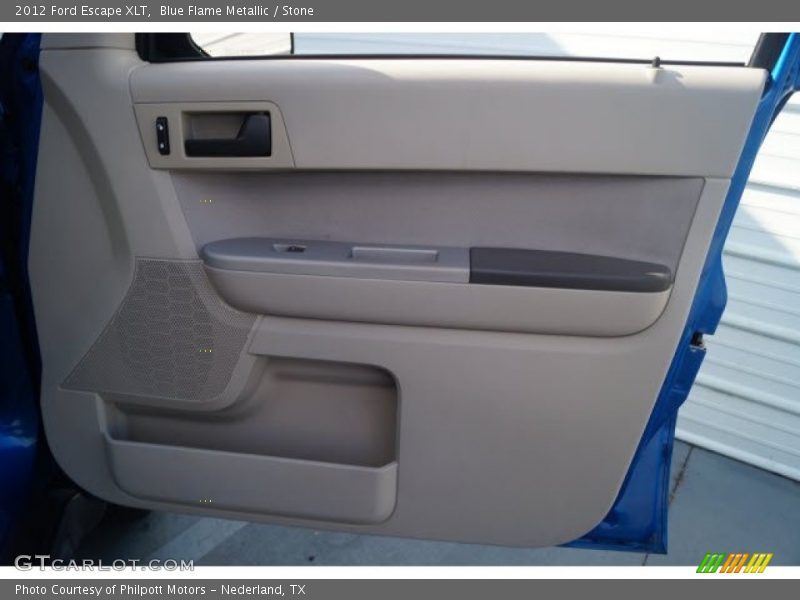 Blue Flame Metallic / Stone 2012 Ford Escape XLT