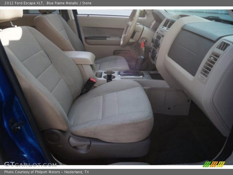 Blue Flame Metallic / Stone 2012 Ford Escape XLT