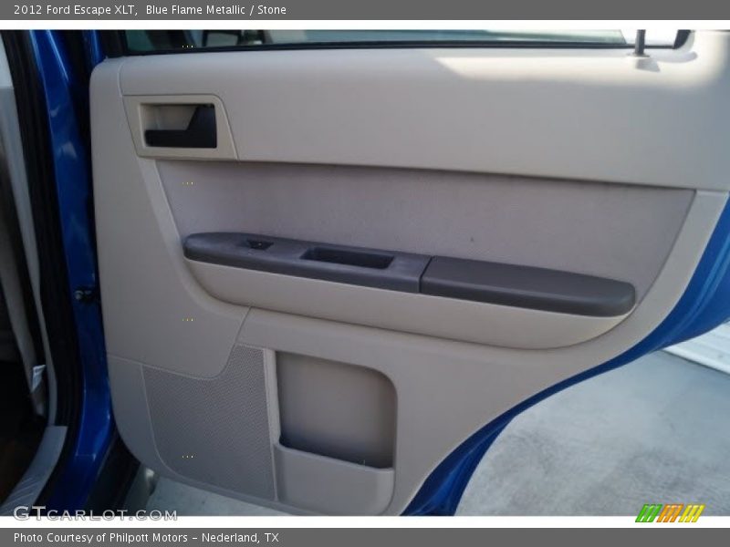 Blue Flame Metallic / Stone 2012 Ford Escape XLT