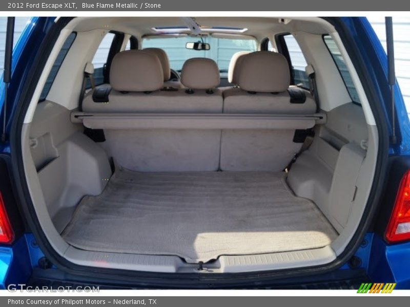 Blue Flame Metallic / Stone 2012 Ford Escape XLT