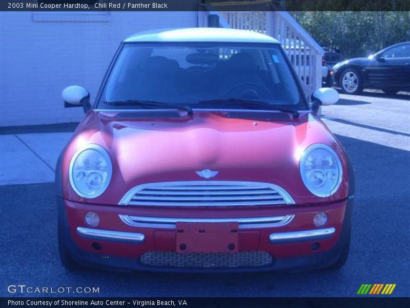 Chili Red / Panther Black 2003 Mini Cooper Hardtop