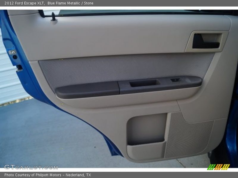 Blue Flame Metallic / Stone 2012 Ford Escape XLT