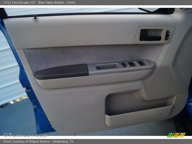 Blue Flame Metallic / Stone 2012 Ford Escape XLT