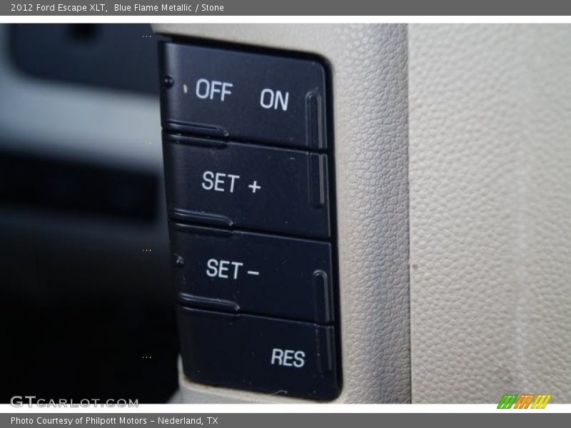 Blue Flame Metallic / Stone 2012 Ford Escape XLT