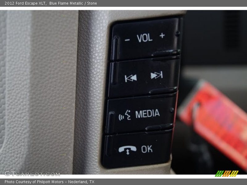 Blue Flame Metallic / Stone 2012 Ford Escape XLT