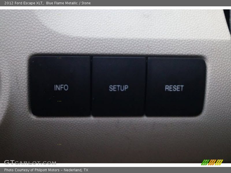Blue Flame Metallic / Stone 2012 Ford Escape XLT