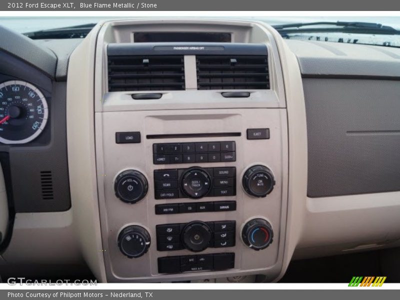 Blue Flame Metallic / Stone 2012 Ford Escape XLT