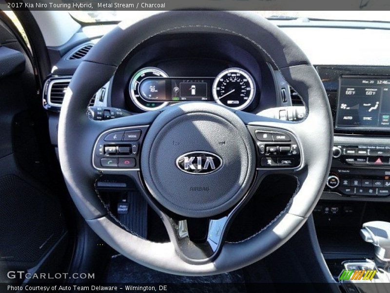 Metal Stream / Charcoal 2017 Kia Niro Touring Hybrid