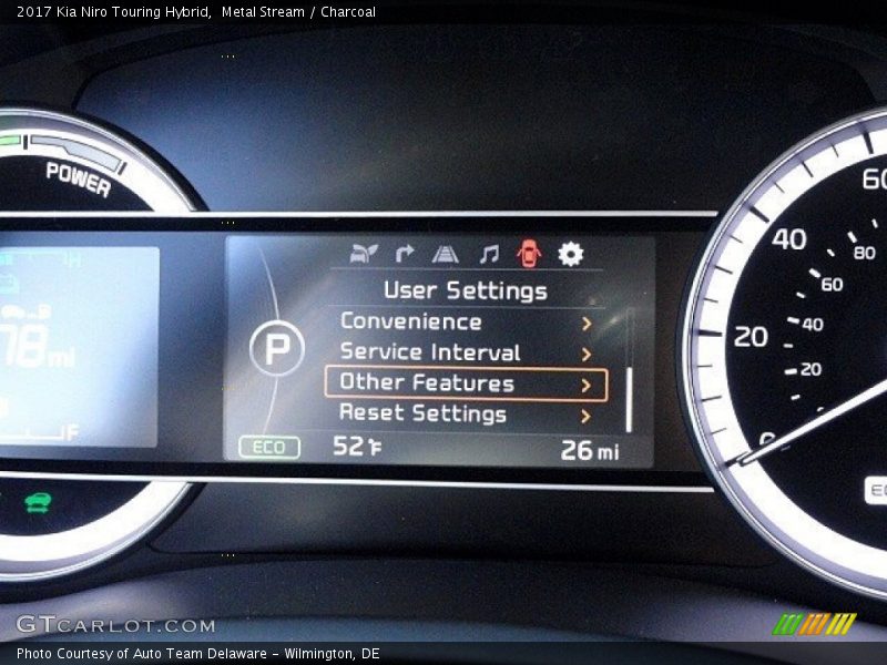 Metal Stream / Charcoal 2017 Kia Niro Touring Hybrid