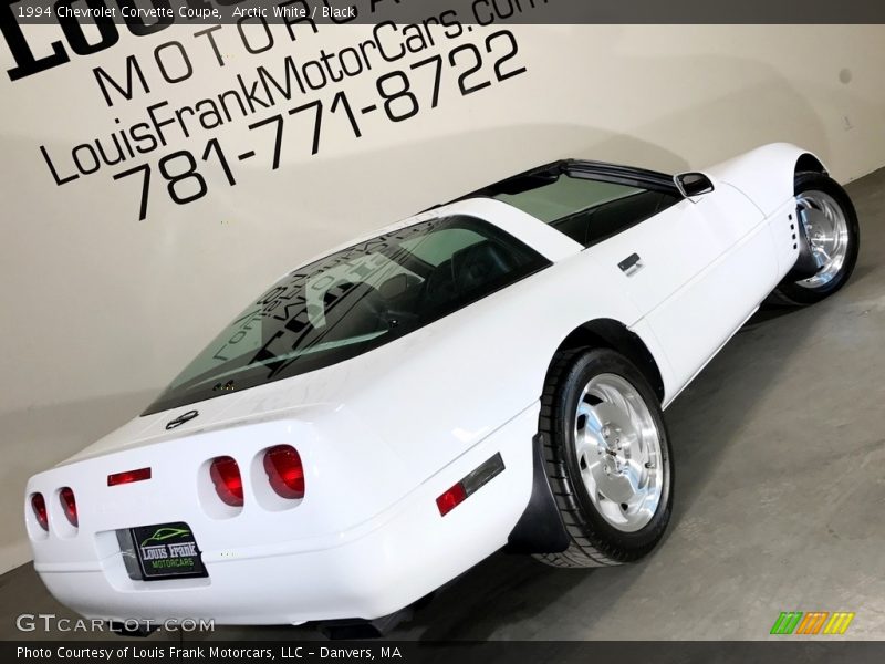 Arctic White / Black 1994 Chevrolet Corvette Coupe