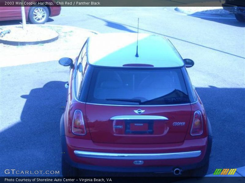 Chili Red / Panther Black 2003 Mini Cooper Hardtop