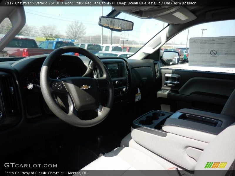 Deep Ocean Blue Metallic / Dark Ash/Jet Black 2017 Chevrolet Silverado 2500HD Work Truck Regular Cab 4x4