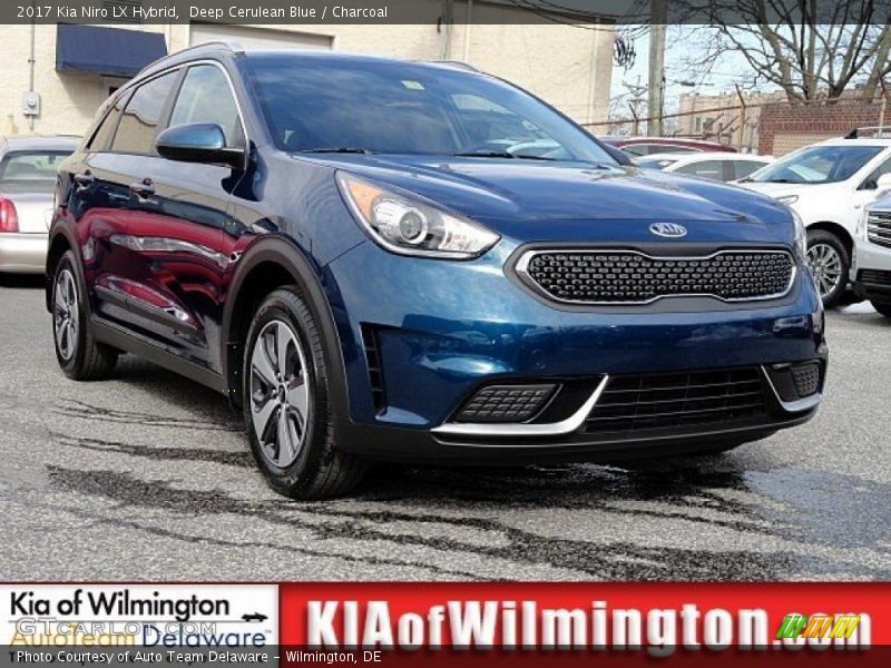 Deep Cerulean Blue / Charcoal 2017 Kia Niro LX Hybrid