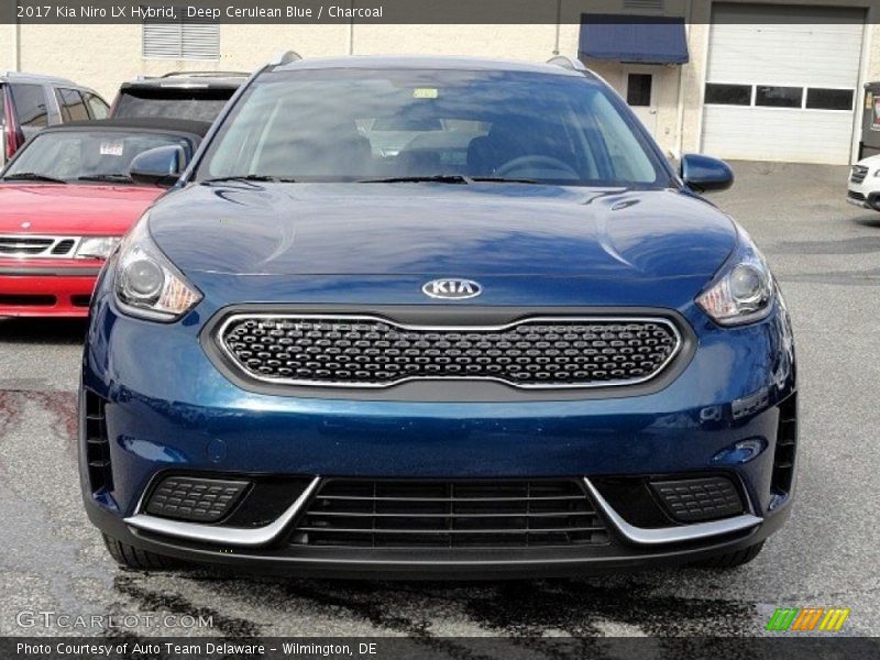 Deep Cerulean Blue / Charcoal 2017 Kia Niro LX Hybrid
